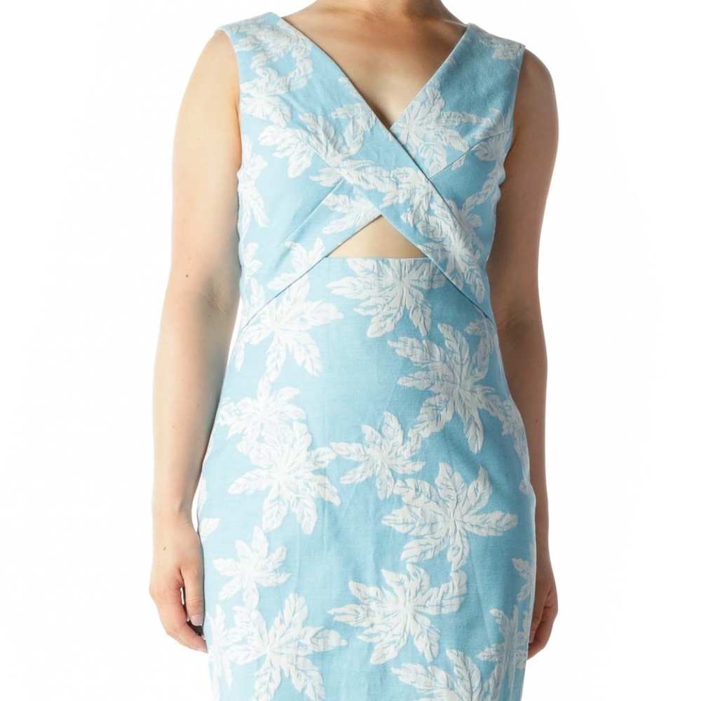 CeCe by Cynthia Steffe jacquard floral dress